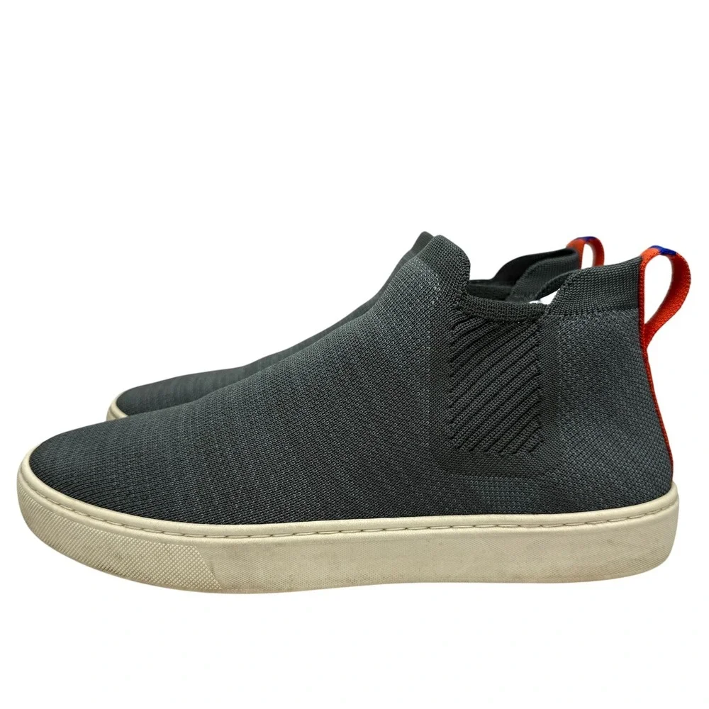 Rothy's The Ankle Sneaker Women's Size 9 Dark Grey Knit Slip On Comfort Shoes